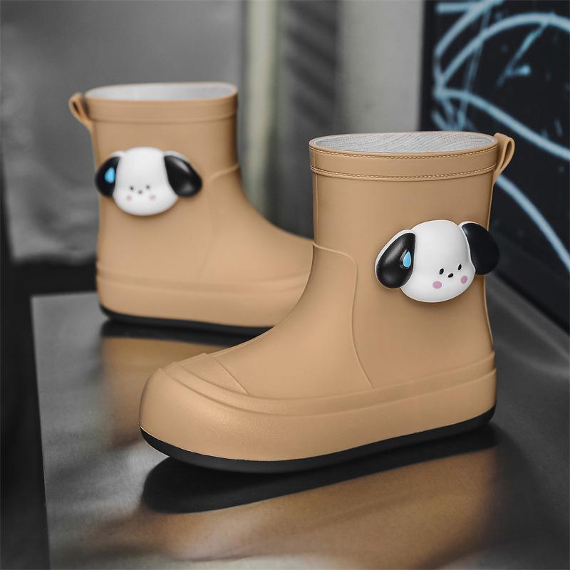 

Новые резиновые сапоги для женщин, водонепроницаемые ботинки средней длины, резиновые сапоги для автомойки, водонепроницаемые сапоги средней длины, теплые в любое время года 40-41 коричневый