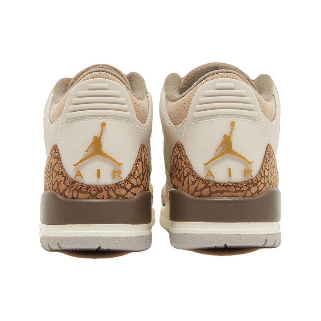 Air Jordan 3 Retro GS Palomino Çocuk Spor Ayakkabısı Krem Açık-Orewood-Kahverengi Metalik-Altın DM0967-102