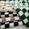 Plush Jacquard Fleece: Lambswool Fabric with Warm Lining for Handmade Clothing and Bouquets