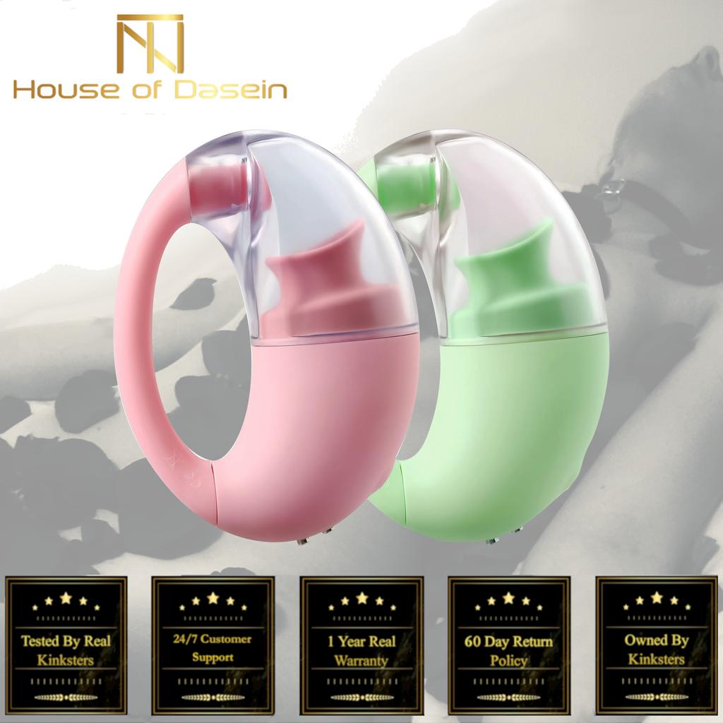 Clitoral Suction Silicone Nipple Sucking Massager Pink Green Suction S