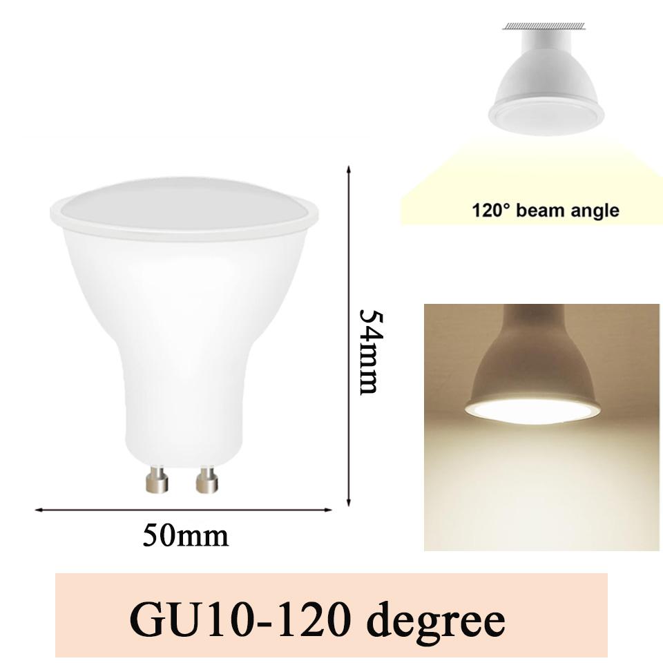 1/4/6/10pcs LED Spotlight GU10 AC220V High Lumen 3000K/4000K/6000K LED Light Lamp LED energy saving For Home Decoration Replace