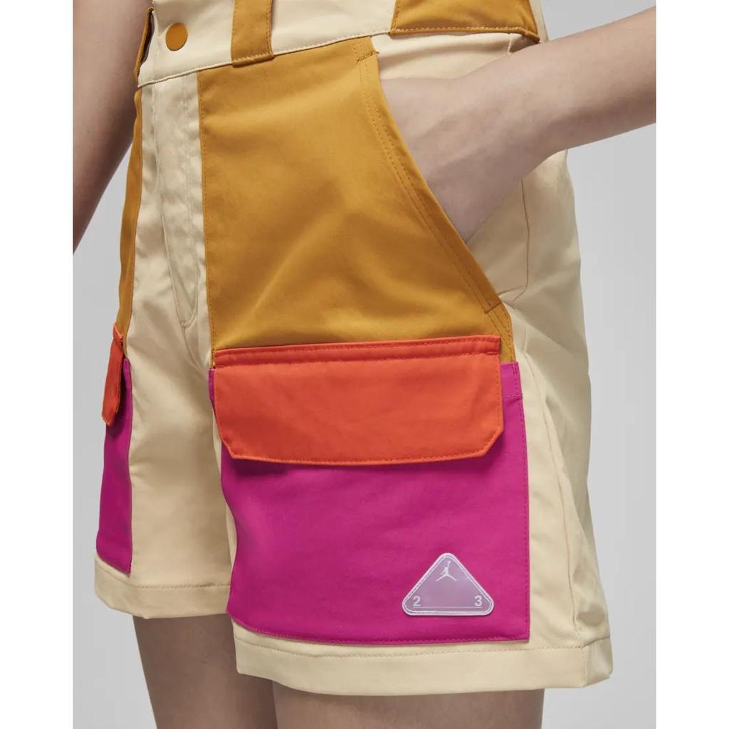 Jordan Color Block Straight Leg Casual Shorts Women Shorts Multicolor DQ4546-252
