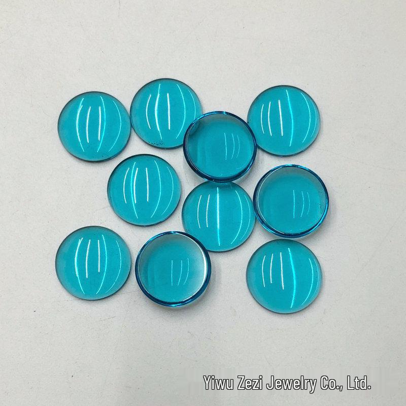 

Круглый кабошон из имитации хрустального стекла 20 мм для изготовления бижутерии своими руками