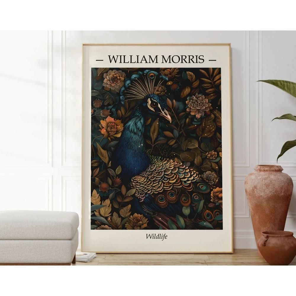 1PC Neutral William Morris Poster Poster Paper Print Home Living Room Bedroom Entrance Bar Cafe Art Painting Decoration
