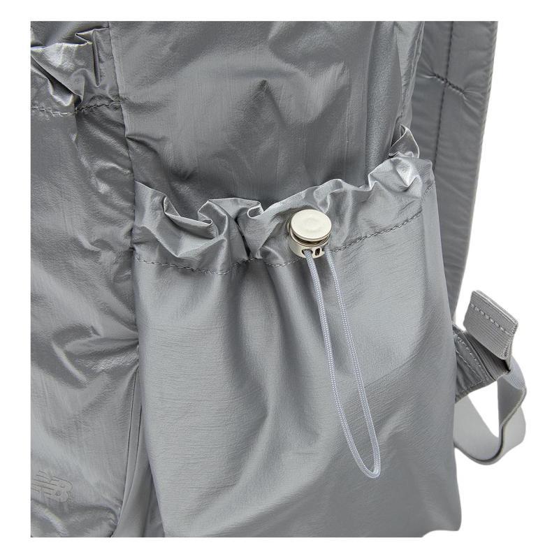 New Balance Nylon Backpack Unisex Silver New Balance NBGCEF70491