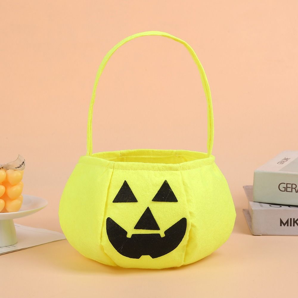 Ghost Halloween Candy Bag Gifts Pouch Halloween Candy Bucket Cute Snack Storage Bag Children