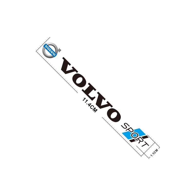 4Pcs Car Emblem Stickers Auto Logo Body Decoration Decal For Volvo ES90 EC40 EX40 EM90 XC90 V90 V60 XC60 V40 S80 S60 S90 C40 XC4