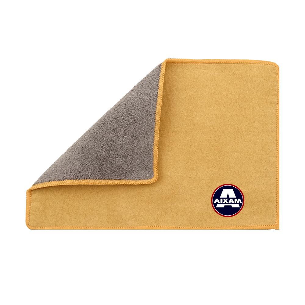 

Suede Car Wash Towel Microfiber Cleaning Rag Cloth For Aixam MINAUTO GT Cross City Pack GTO GTI Crossline Crossover Car Styling Gray Color 1pcs