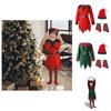 Cute Kid Christmas Elf Costume For Xmas Festive Outfits