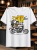 Joe Bar Team Cartoon Motorrad-Duo Mit Gelbem Logo Und Kräftiger Renn-Action Klassischer Comic Moto Unisex Alle T-Shirts