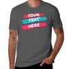 Add Your Text Here Personalized Tshirt Large Size Casual Tee Shirt