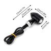 2Pcs Motorcycle Led Turn Signal Light Mini Bullet Moto Amber Flashing Light Indicator Led Signal Lamp For Cafe Racer