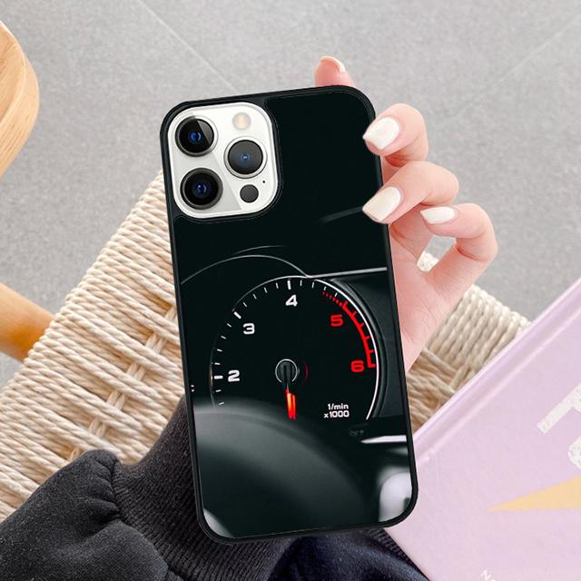 Speedometer Car Phone Case For Apple iPhone 17 Air Pro Max Plus Coque For iPhone 17 Air 14 15 16 13 12 Max Cover