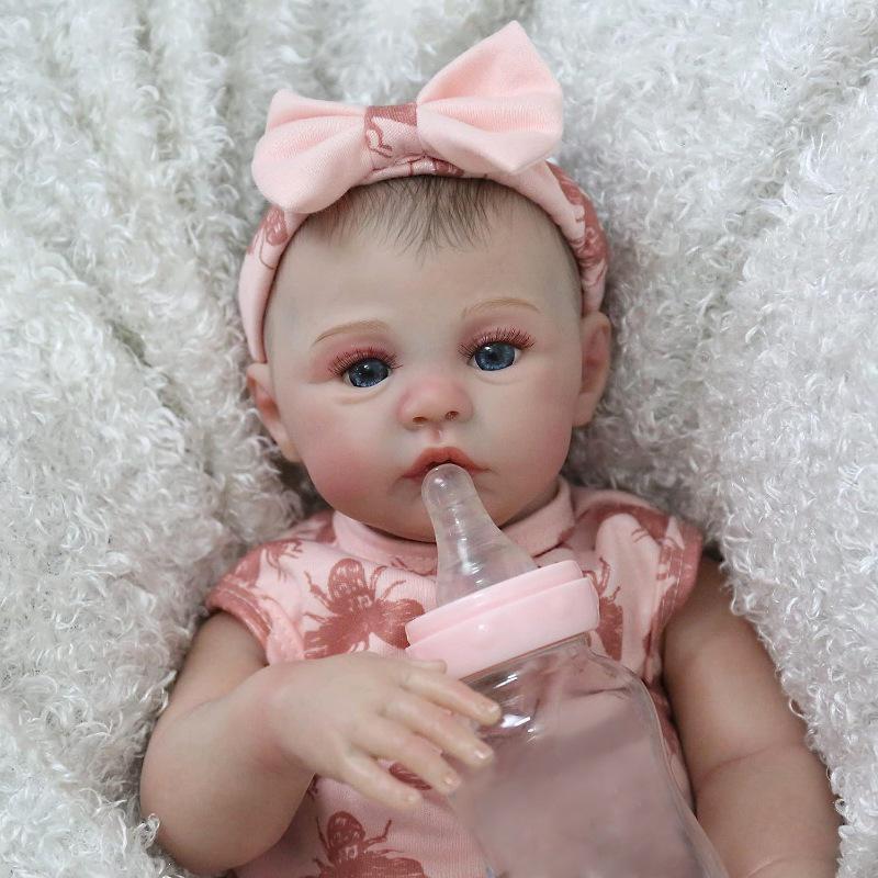 45CM Washable Infant Bath Doll Toy, Role-playing Figure for Girls, Children's Birthday Gift