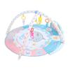 Baby Gym Mat Multifunctional Early Education Light Round Music Piano Playmat for Toddlers