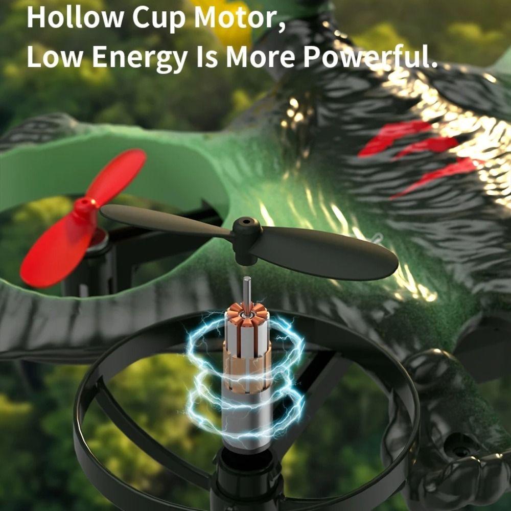 EPP Foam RC Dinosaur Aircraft Glider Toy Gravity Sensing Rechargeable Pterosaur RC Flying Toys Portable with Light