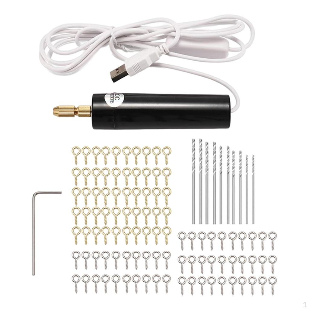 Corded Hand Drill And Bits for Jewelry Making Tool