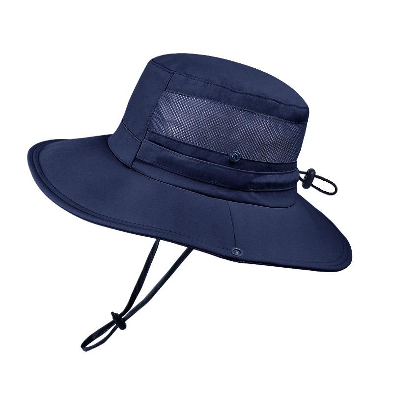 New Spring and Summer Big Eaves Sunscreen Hat Men and Women Outdoor Mountaineering Fishing Sun Hat Waterproof Quick-drying Breathable Bucket Hat