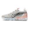 Nike Air VaporMax 2021 Flyknit Grigio Nebbia Mango Brillante Scarpe da Ginnastica da Uomo Bianco Antracite Argento Metallizzato DH4084-002