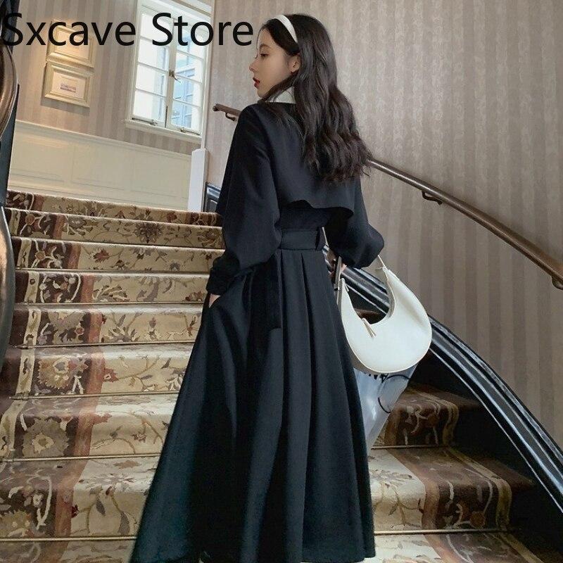 green emerald velvet dress WYKDD Korean Fashion Mid-Length Trench Coat Outfits Elegant Print Long  Sleeve A-Line Dress Suit Spring Thin Plus Size 2 Piece Set (Color :  black-Strawberry Cake7, Size : M code) : Amazon.sg: Fashion