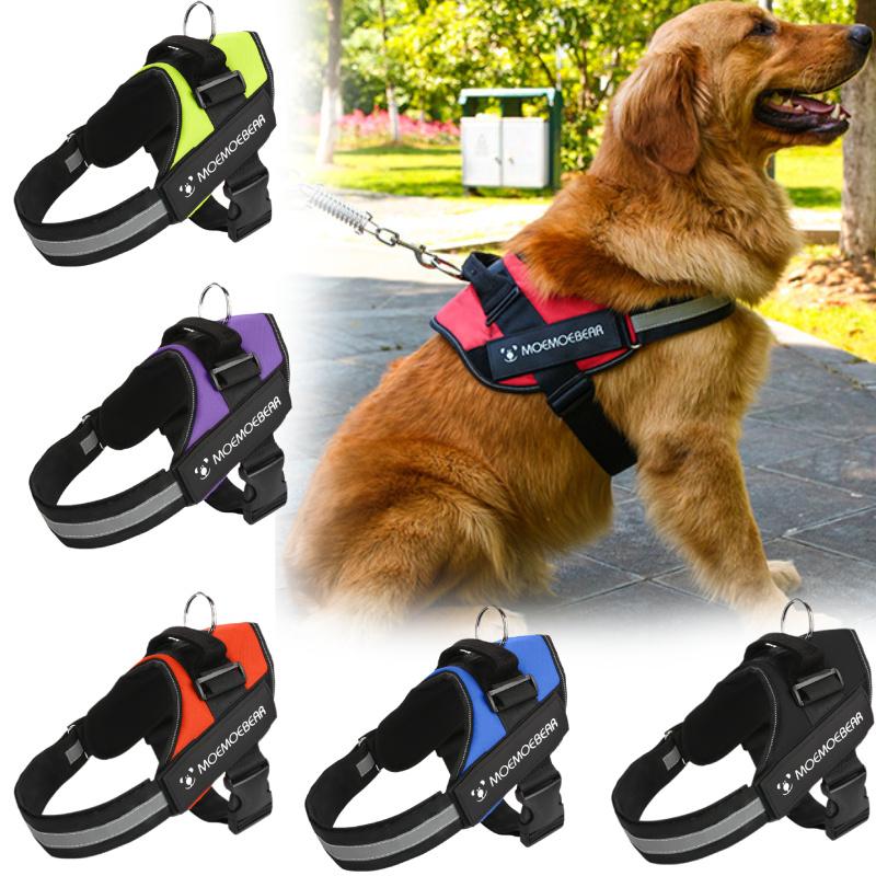 Durable K9 Dog Harness With Reflective Straps Ideal For Safe Outdoor Activities