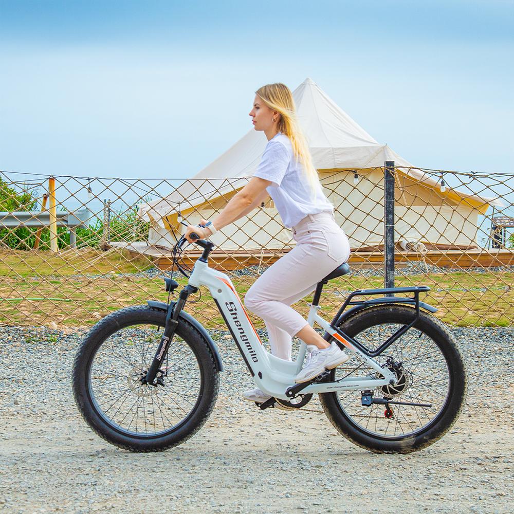 Shengmilo MX06 Electric Bike 500W, 48V 17.5AH Samsung Battery, 90km Range, 42km/h, All-Terrain, Men/Women Adults