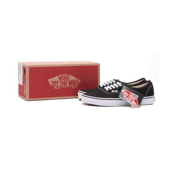 Vans Authentische Bequeme Low-Top Skate-Schuhe Unisex Sneakers Schwarz VN000EE3BLK1