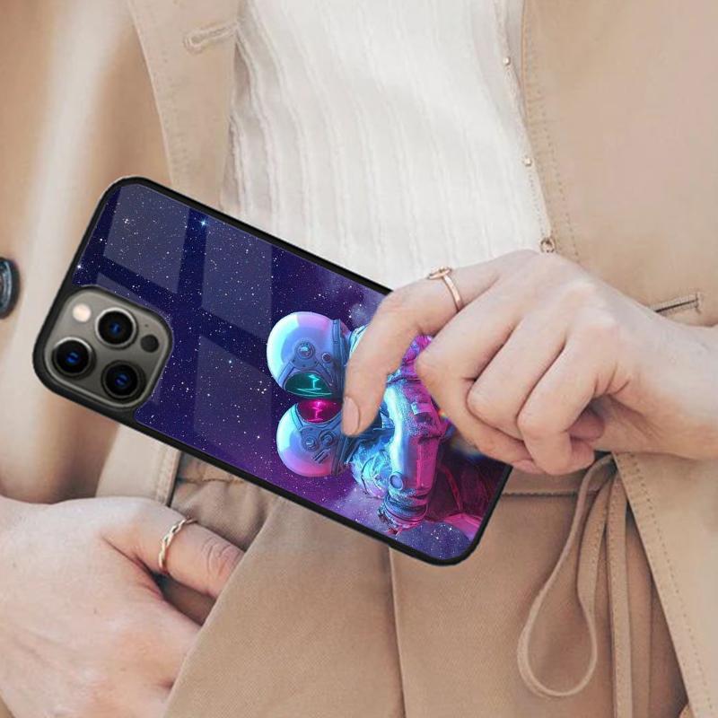 

Star Astronaut Cute Magnetic Phone Case For APPLE iPhone 17 Air 16 14 13 12 Pro Max 15 Plus Wireless Charge With MagSafe Cover iPhone 14