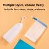 50Pcs Hangable Soap Foaming Nets with Drawstring Portable Bath Foaming Mesh Bags Double Layer Reusable Soap Bubble Bags