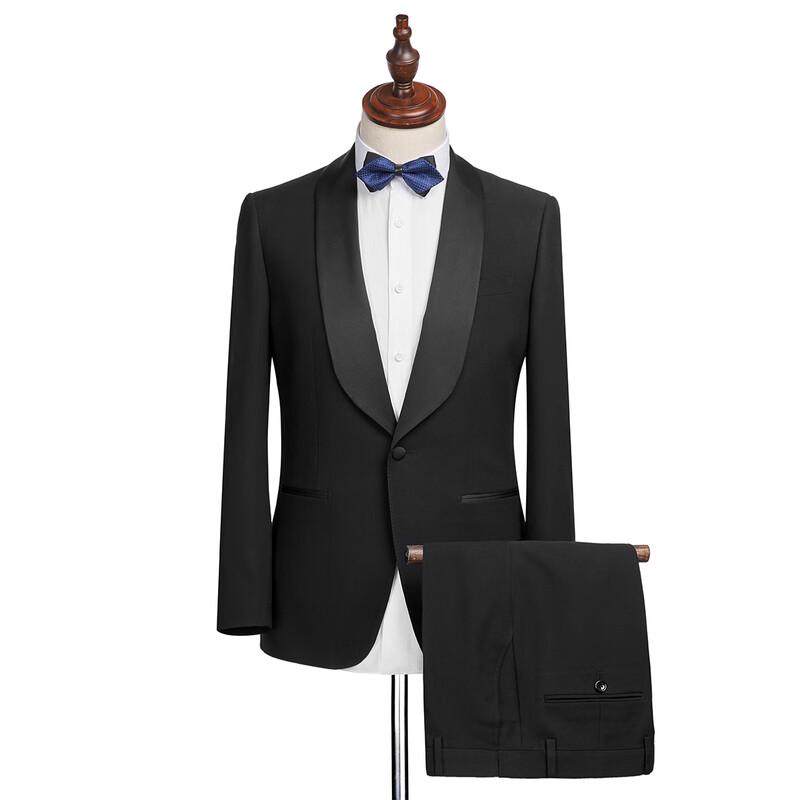 Zhuangji Men's Easy-Care Business Formal Suit Set