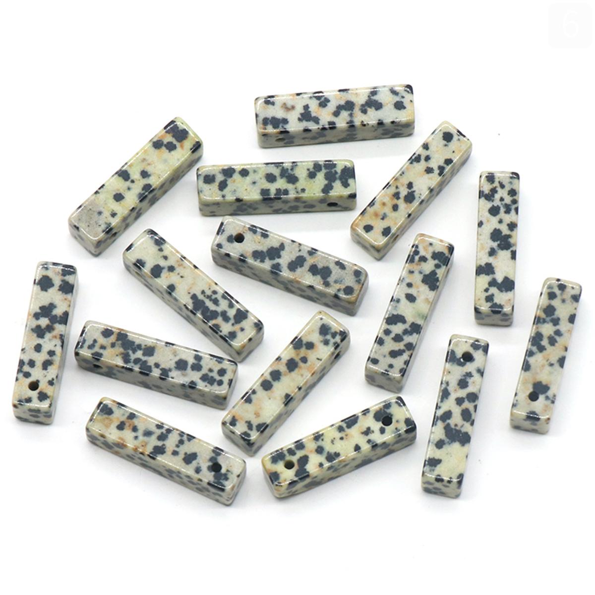 

2 шт. в партии кулон из натурального камня, прямоугольник Damation, яшма, белый нефрит, кварц, тигровый глаз, камень, подвески для изготовления ювелирных изделий, аксессуары для ожерелья «сделай сам», 25x6 мм 2Pc/Damation Jasper