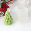 3D Geometric Christmas Pine Tree Candle Molds Silicone DIY Pine Cone Aromatherapy Candles Making Resin Molds Home Decor Supplies