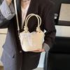 Fashion Solid Color Handbag Women's New Shoulder Bag Casual Messenger Bag
