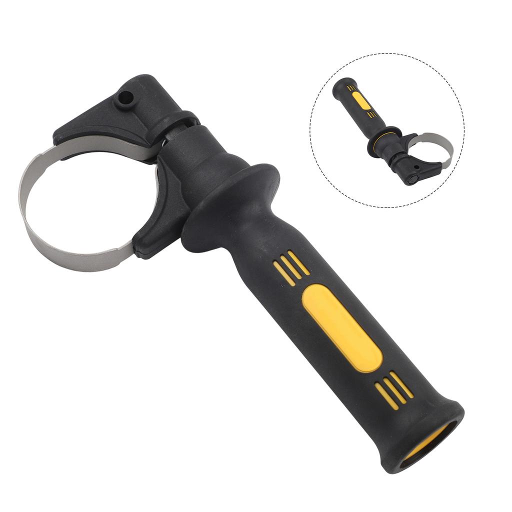 Side Handle for For sds Drill Part N112156 Compatible with Models DCH253 DCH273 Anti Vibration Metal and Plastic Material