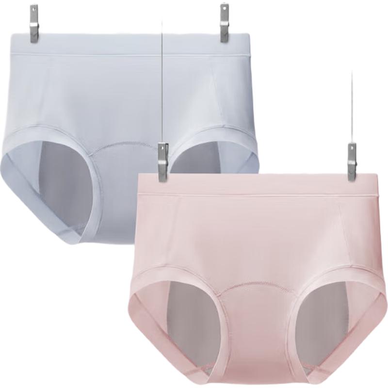 Bananain 509A Women's High-Waist Modal Leak-Proof Briefs (2-Pack)
