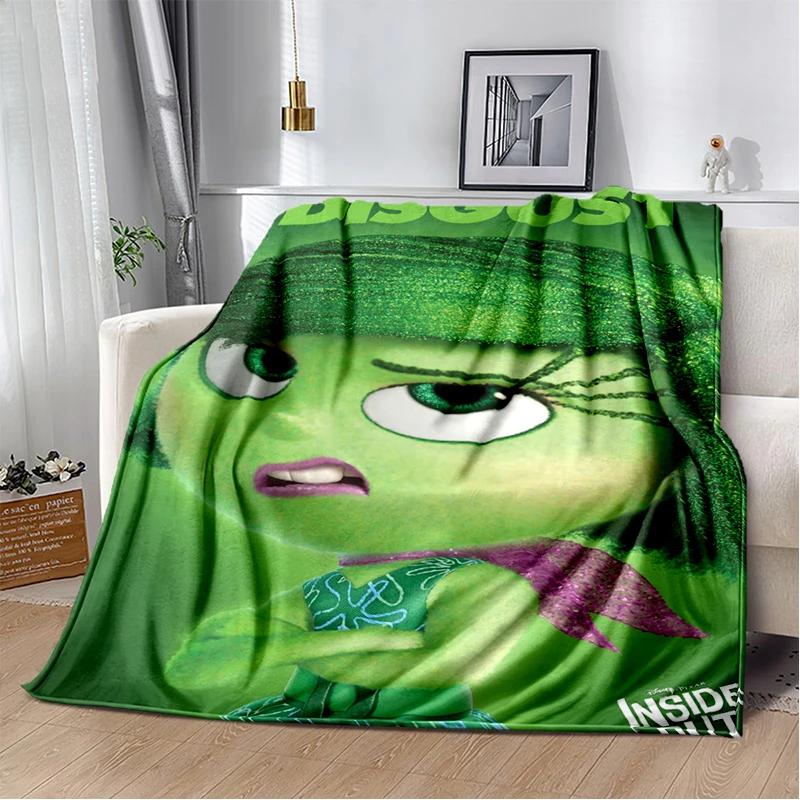 New Cartoon Gift Inside Out Joy Sad Soft Blanket,Soft Throw Blanket for Home Bedroom Bed Sofa Picnic Travel Cover Child