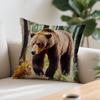 1pcs Jungle Series Pillowcase Square Bedroom Cushion Covers Zipper Living Soft Home Comfortable Decor 45x45cm