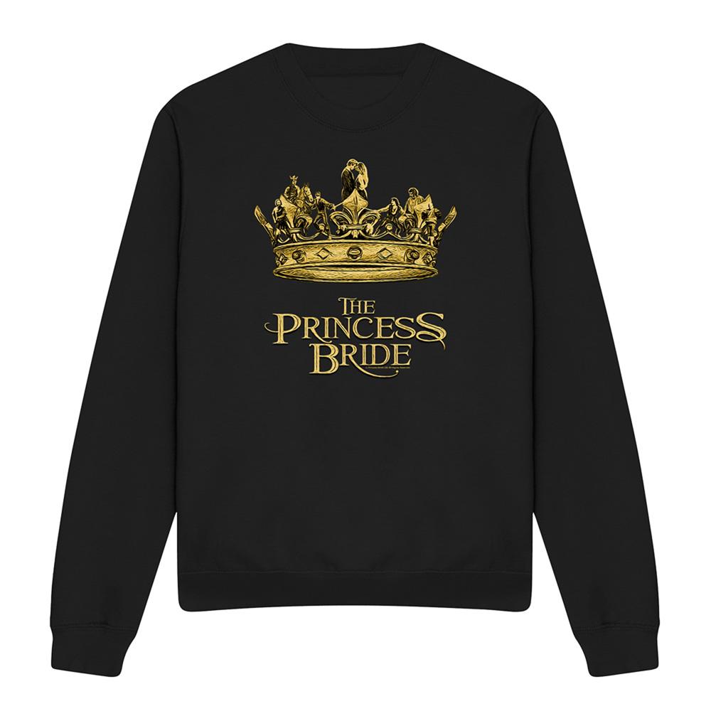 Prinsessan Bruden Unisex Vuxen Krona Sweatshirt