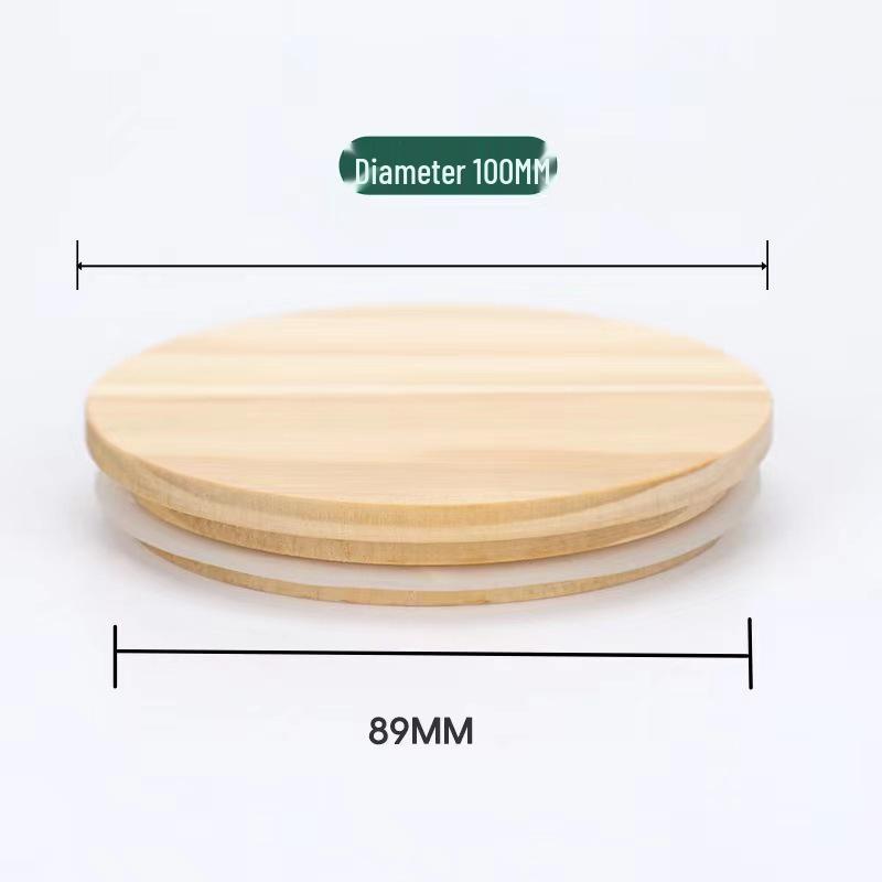 Bamboo Wood Lid for Glass Bottles and Jars