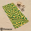 Green Yellow Swirl Abstract Soft Portable Towel Unisex Ultra Lightweight Microfiber Oversized Sand Free Quick Dry Beach Towel