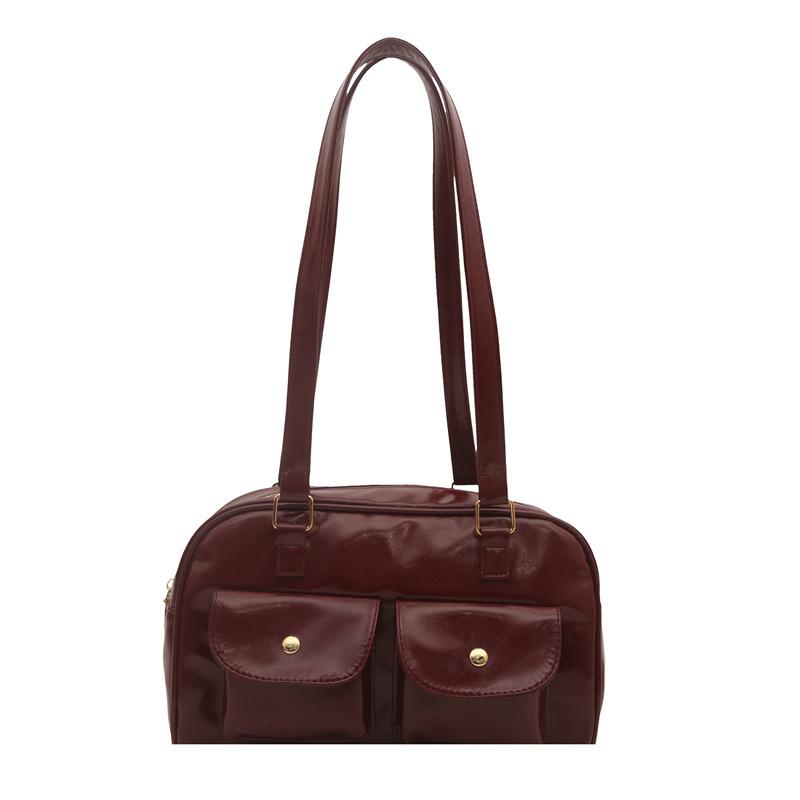 Trend underarm bag spring new fashion texture shoulder bag commuting niche design handbag women