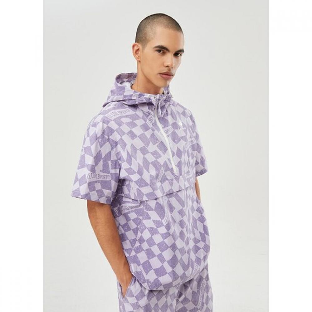 

Le Coq Sportif [70 Off] Essential Short sLeeve Hoodie Anorak Jacket Ptn PTN pattern/105 public XL