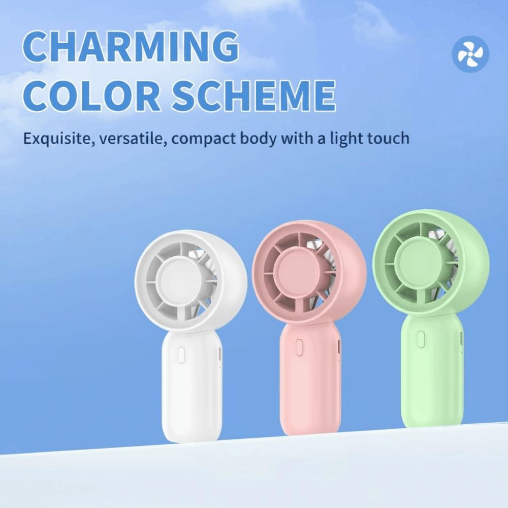 3 Speed Portable Handheld Fan Fruit Color Pocket Fan New Cooling Fan Summer Travel Use