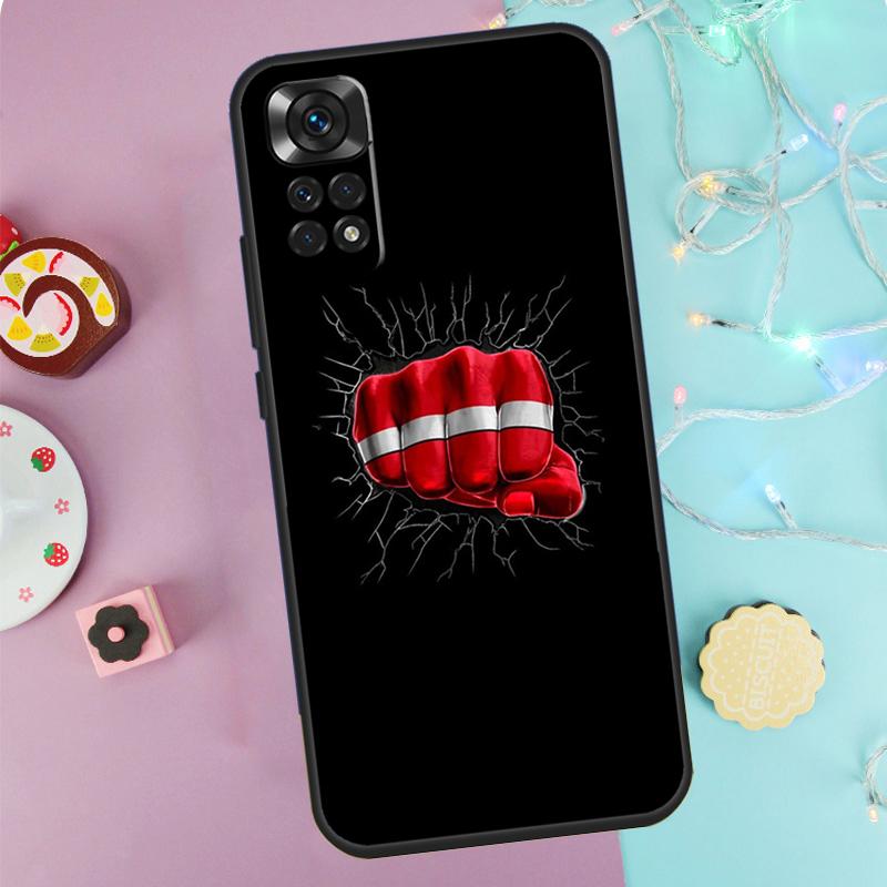 

Latvia Flag Case For Xiaomi Redmi Note 13 Pro 14 9 10 11 12 9S 10S 11S 12S Redmi 14C 10C 12C 13C Cover Redmi Note 9