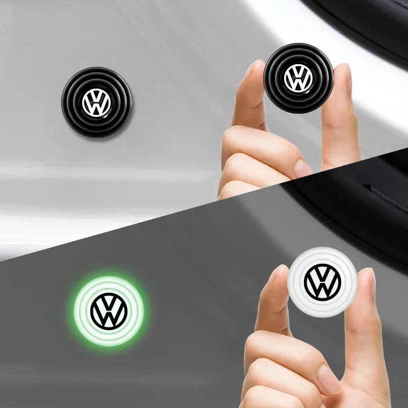 For VW 1/2/4Pcs Car Door Absorber Shockproof Anti Noise Pad Buffer Gasket For VW GTI Polo Golf Passat Tiguan Arteon Touareg Taigo Caddy