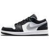 Jordan Air Jordan 1 Slip Resistant Abrasion Resistant Low Top Vintage Basketball Shoes Unisex Black White Yellow 553558-040(Team1676-S-BOX)