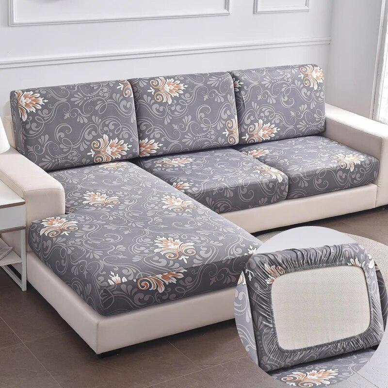 

1 шт., эластичные чехлы для диванных подушек, чехлы для диванных сидений, противоскользящие защитные чехлы для мебели, замена отдельных подушек Normal size-1