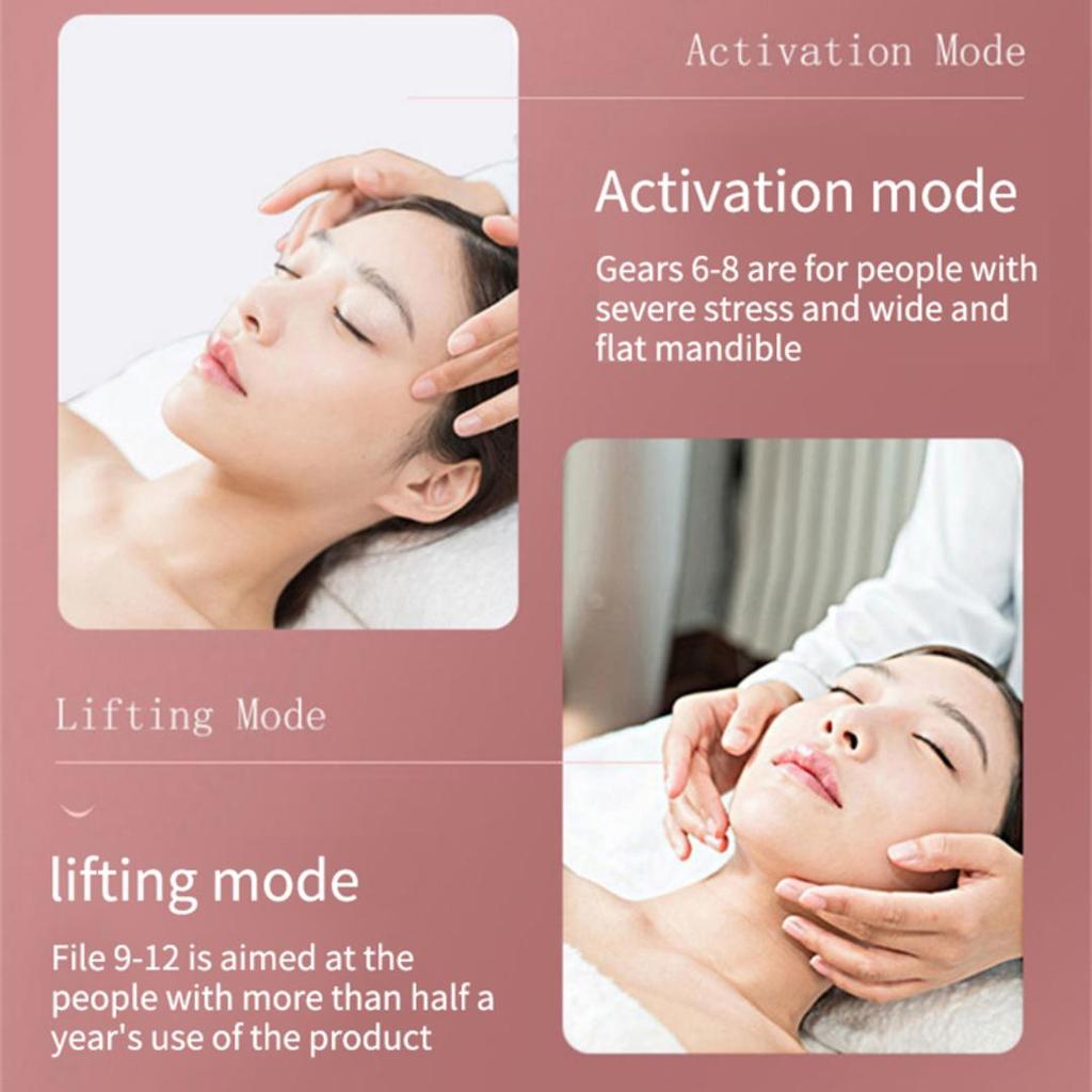 Facial Lifting Device LED Photon Therapy Facial Slimming Vibration Massager Double Chin V-shaped Cheek Lift Face