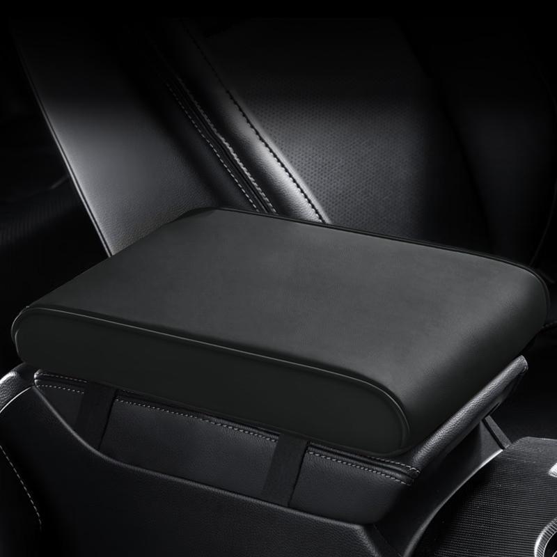 

Car mounted armrest pad central wave pattern armrest box memory cotton height increasing pad all season universal comfort mod чёрный