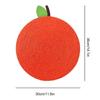 Cat Scratcher Toy Anti-slip Small Cat Scratching Mat Furniture Protection Orange Shape Sisal Cat Scratcher Mat For Exercise Toy